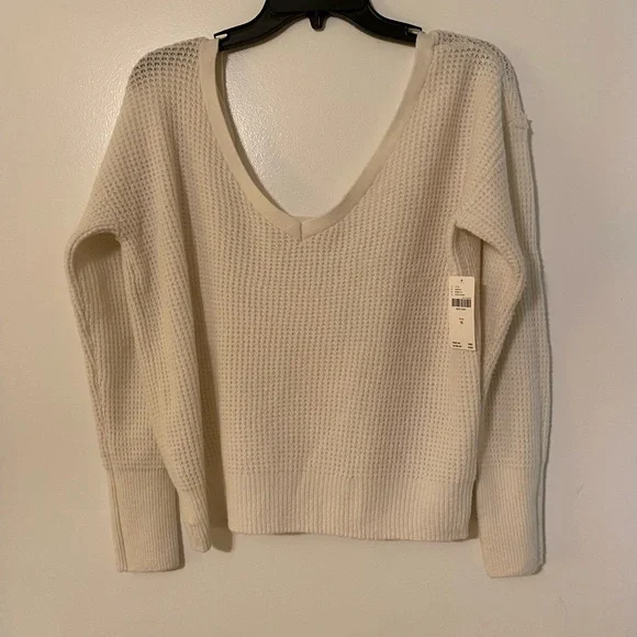 ANTHROPOLOGIE MAEVE CROSS BACK SWEATER - Picture 7 of 11